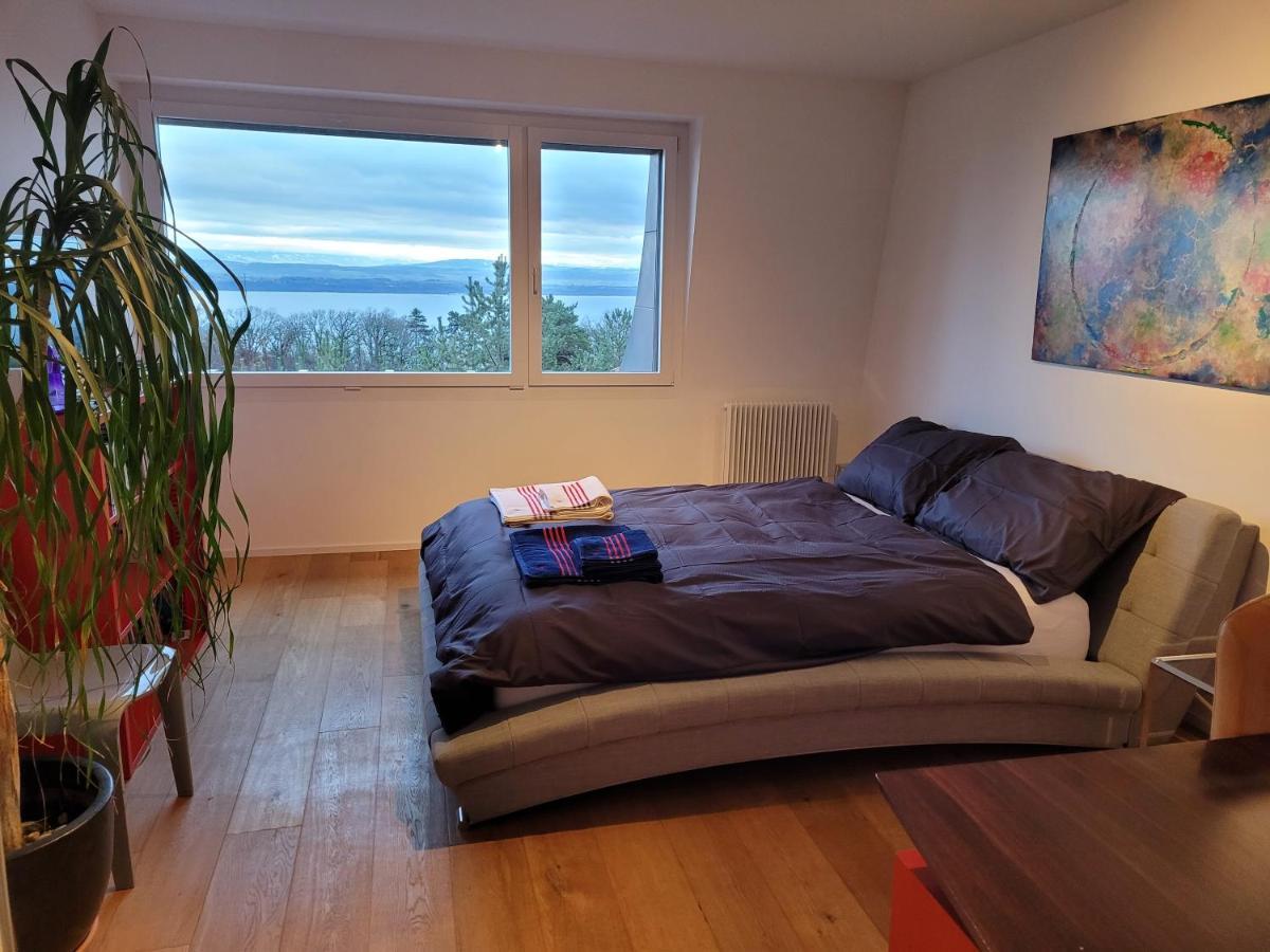 3-Bedroom Apartment With Spectacular View Neuchâtel Buitenkant foto